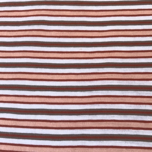 Madewell Whisper Cordoba Stripe Crewneck Short Sleeve Cotton T-Shirt - Picture 3 of 10